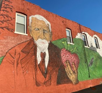 old man mural